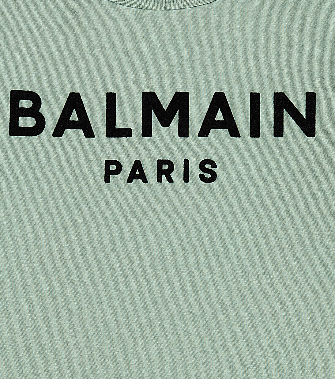 로고 코튼 저지 티셔츠 | Balmain Kids