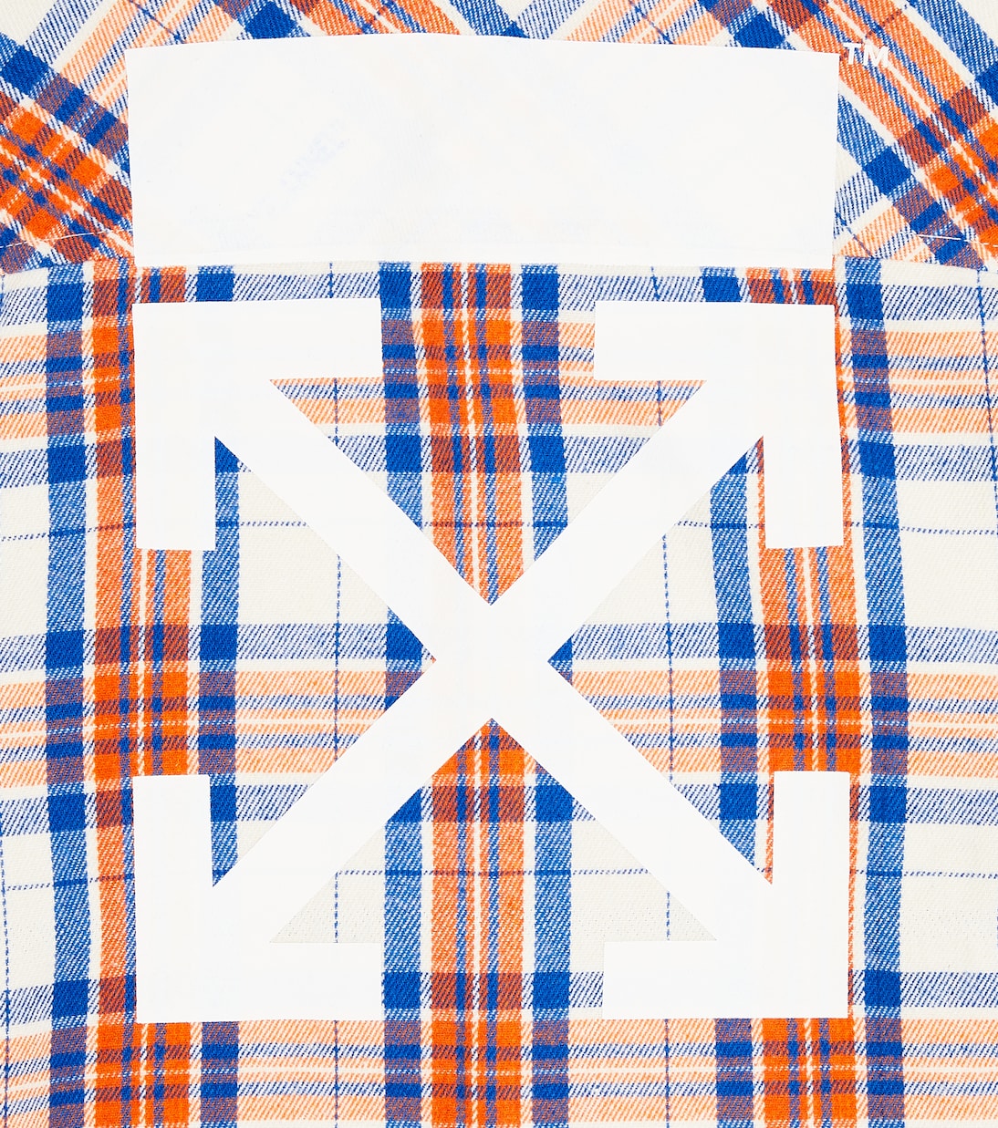 Camicia Arrows in misto cotone a quadri | Off-White Kids