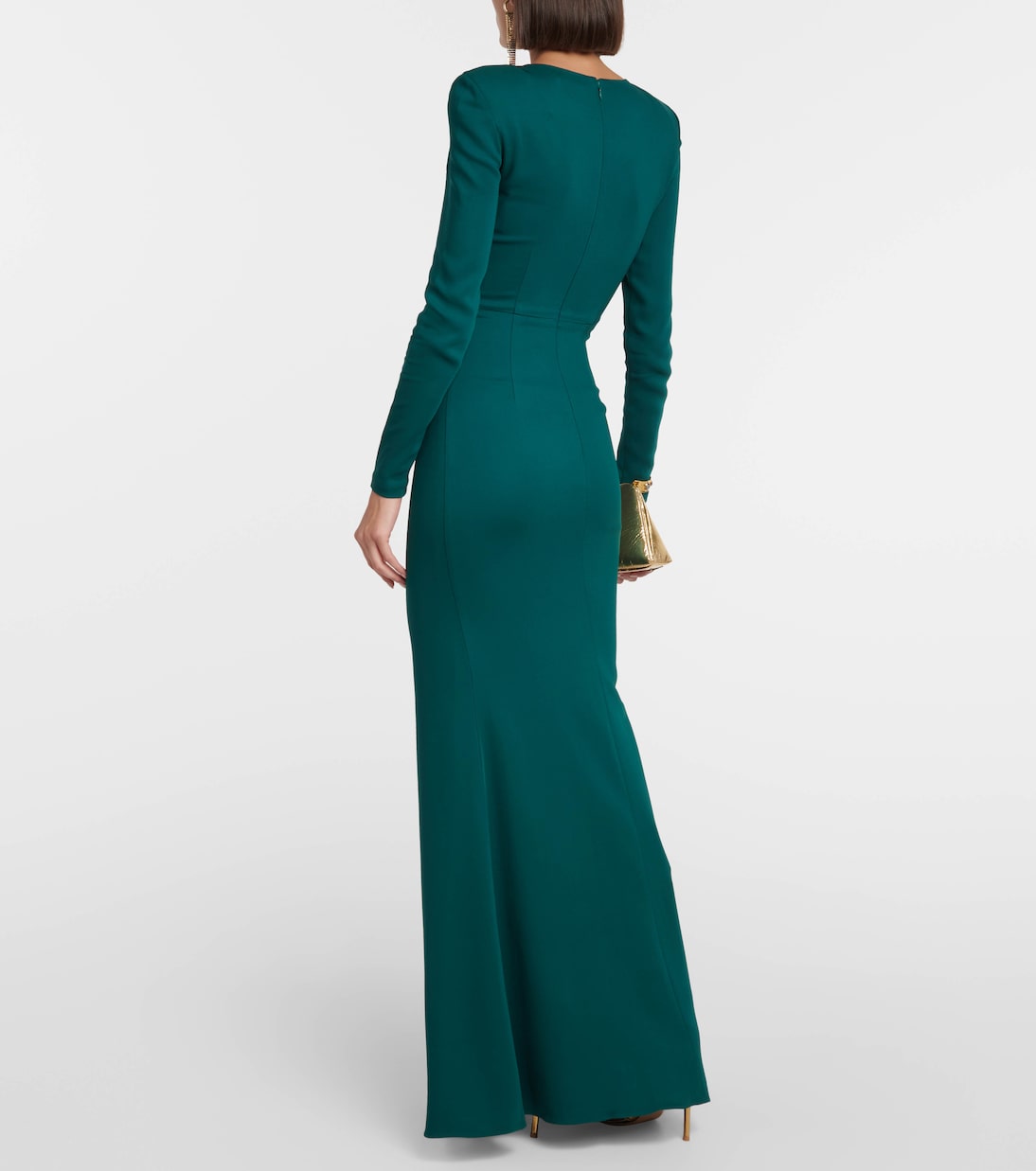 Ruched cady gown | Roland Mouret