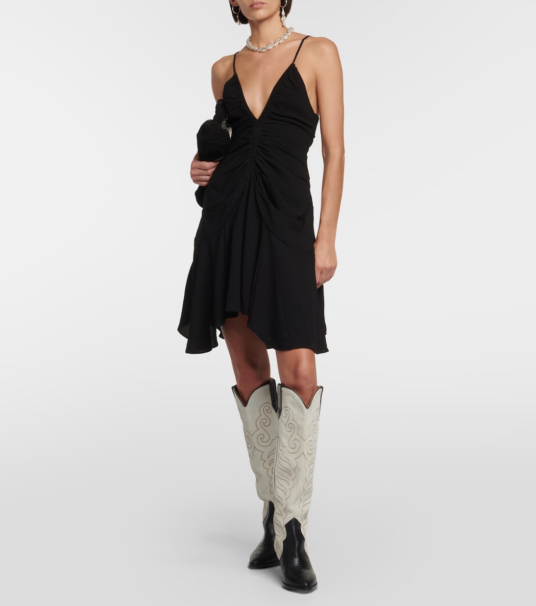 Robe Uziela en crêpe | Isabel Marant