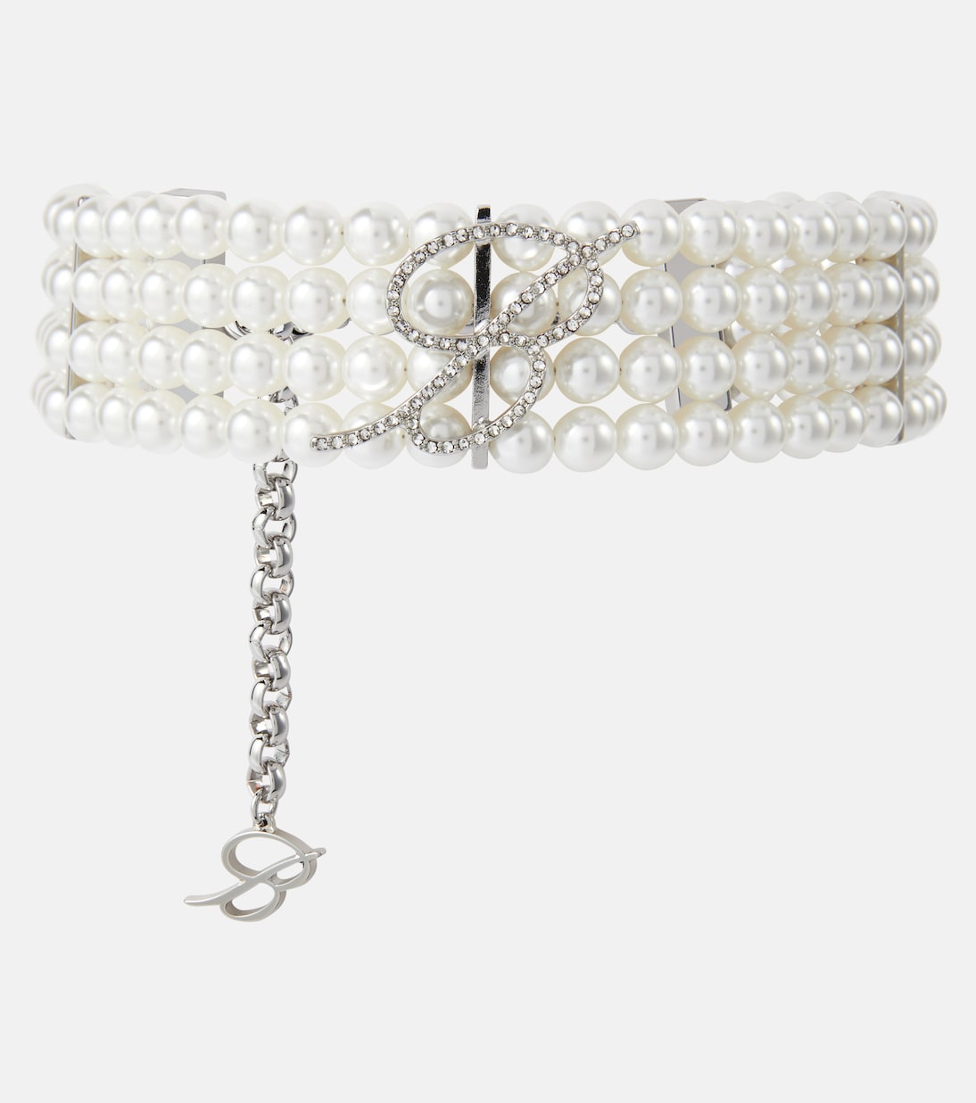 Choker aus Zierperlen mit Kristallen | Blumarine