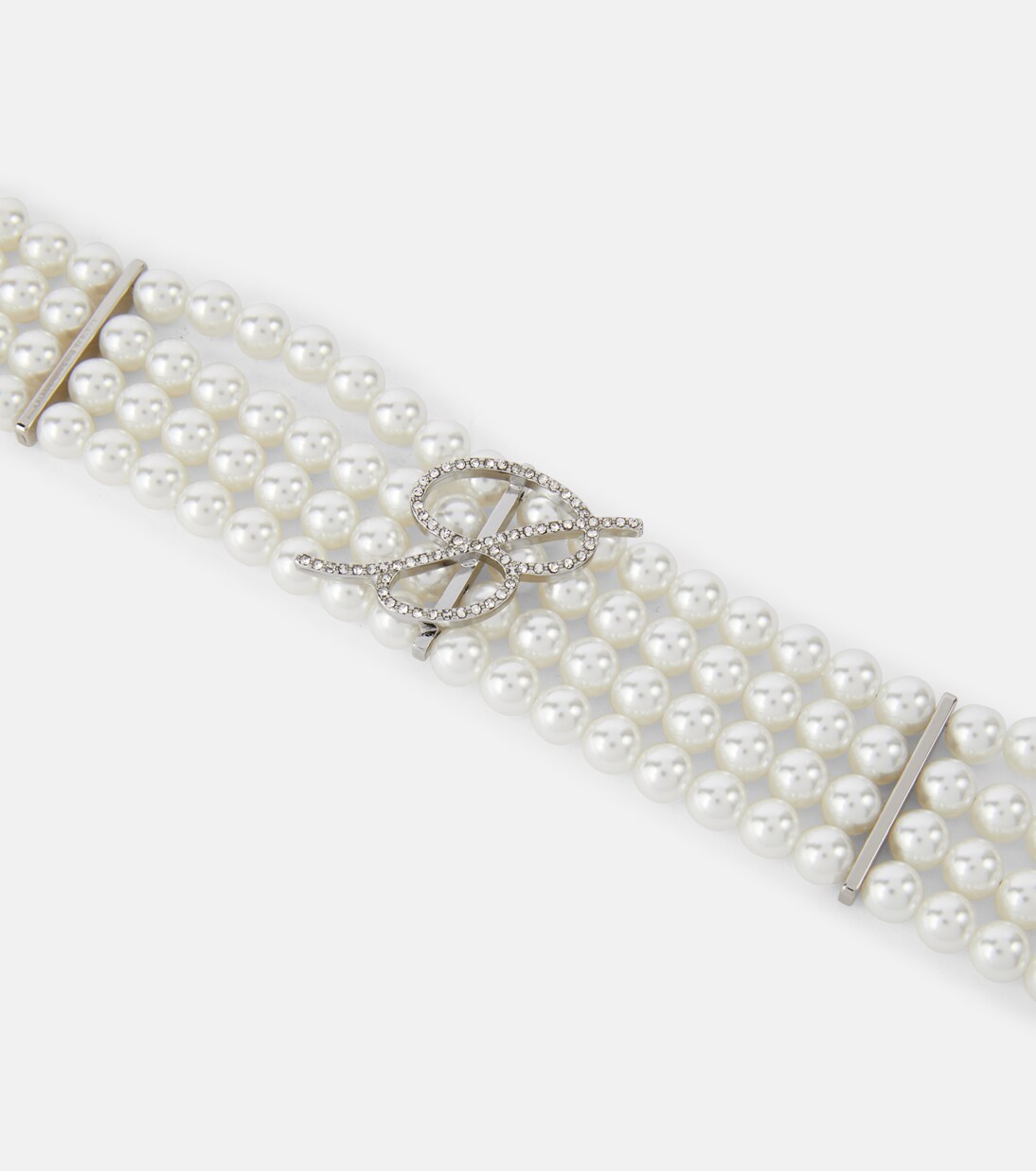 Choker aus Zierperlen mit Kristallen | Blumarine