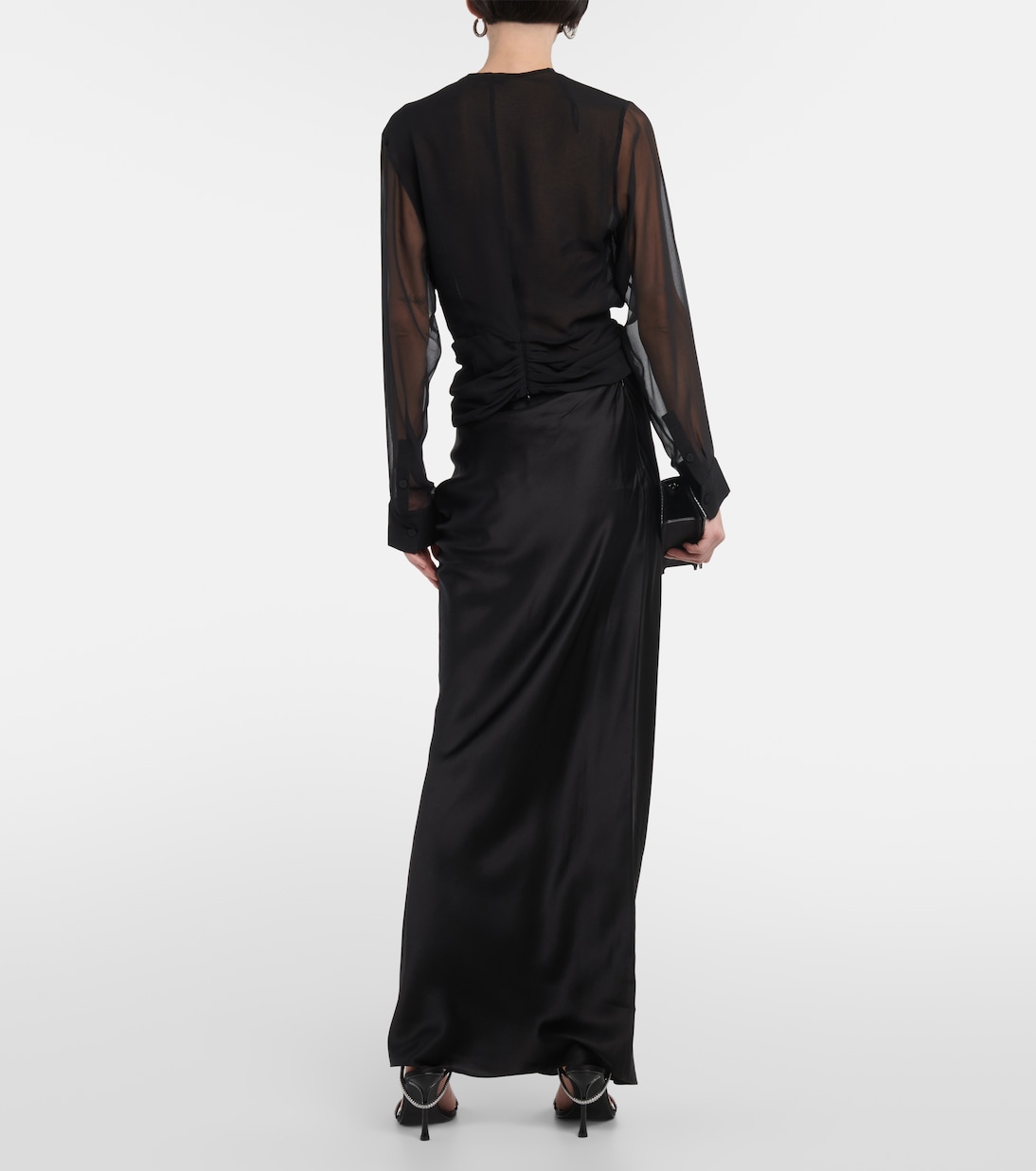 Springs silk georgette blouse | Christopher Esber