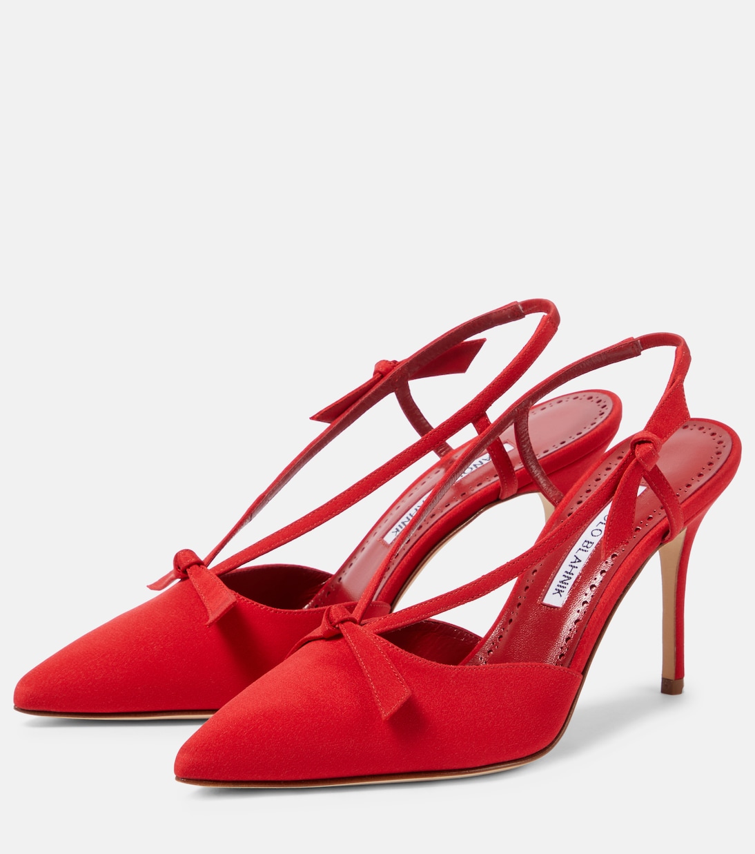 Corintia bow-detail slingback pumps | Manolo Blahnik