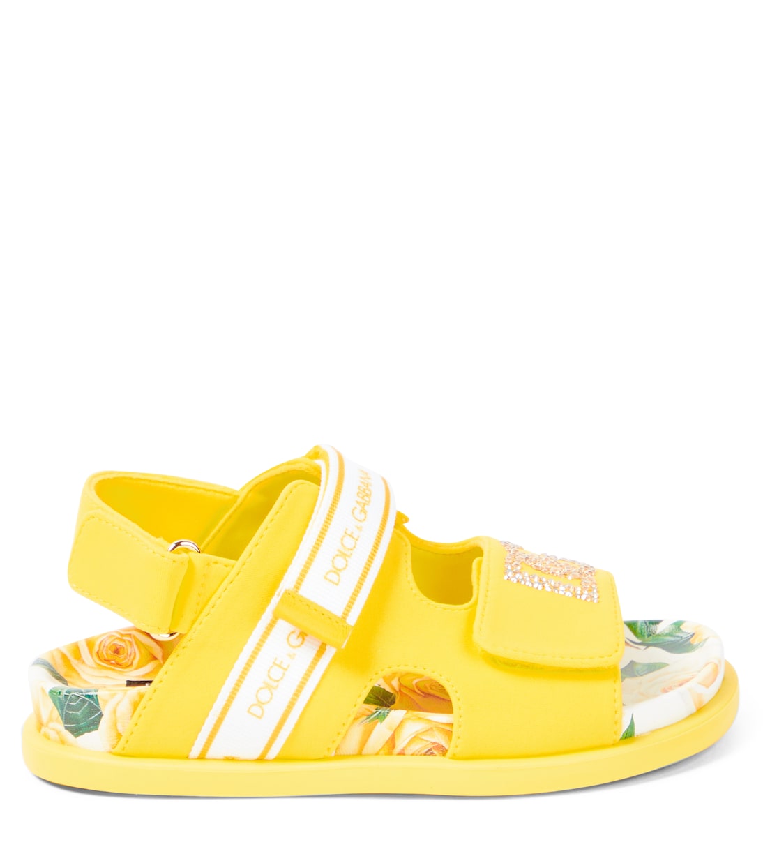 Sandalias DG adornadas con cristales | Dolce&Gabbana Kids
