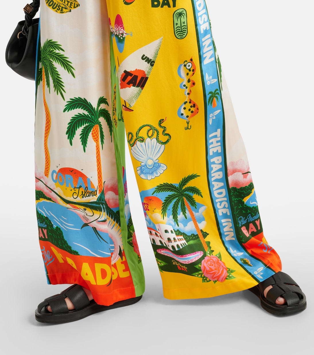 Weite Hose Paradiso aus Seide | Alémais