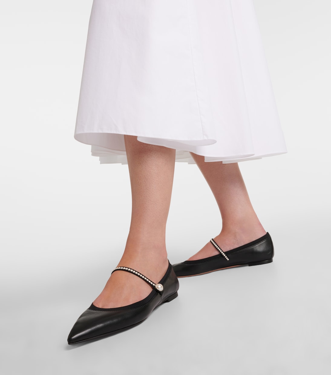 Ballerine Mary Jane Romy in pelle | Aquazzura