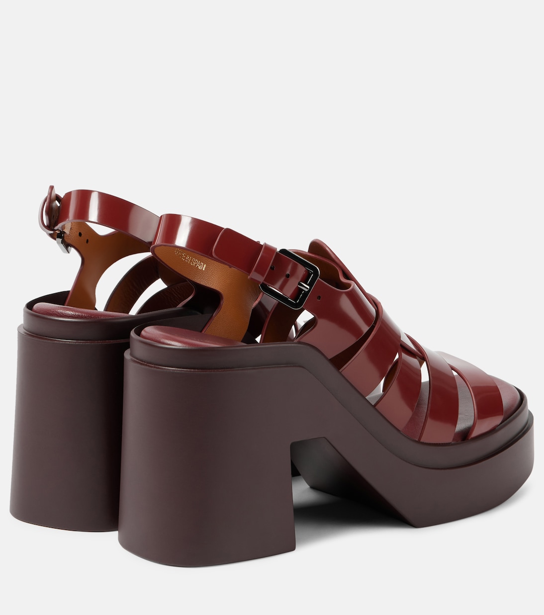 Plateausandalen Nindy aus Leder | Clergerie
