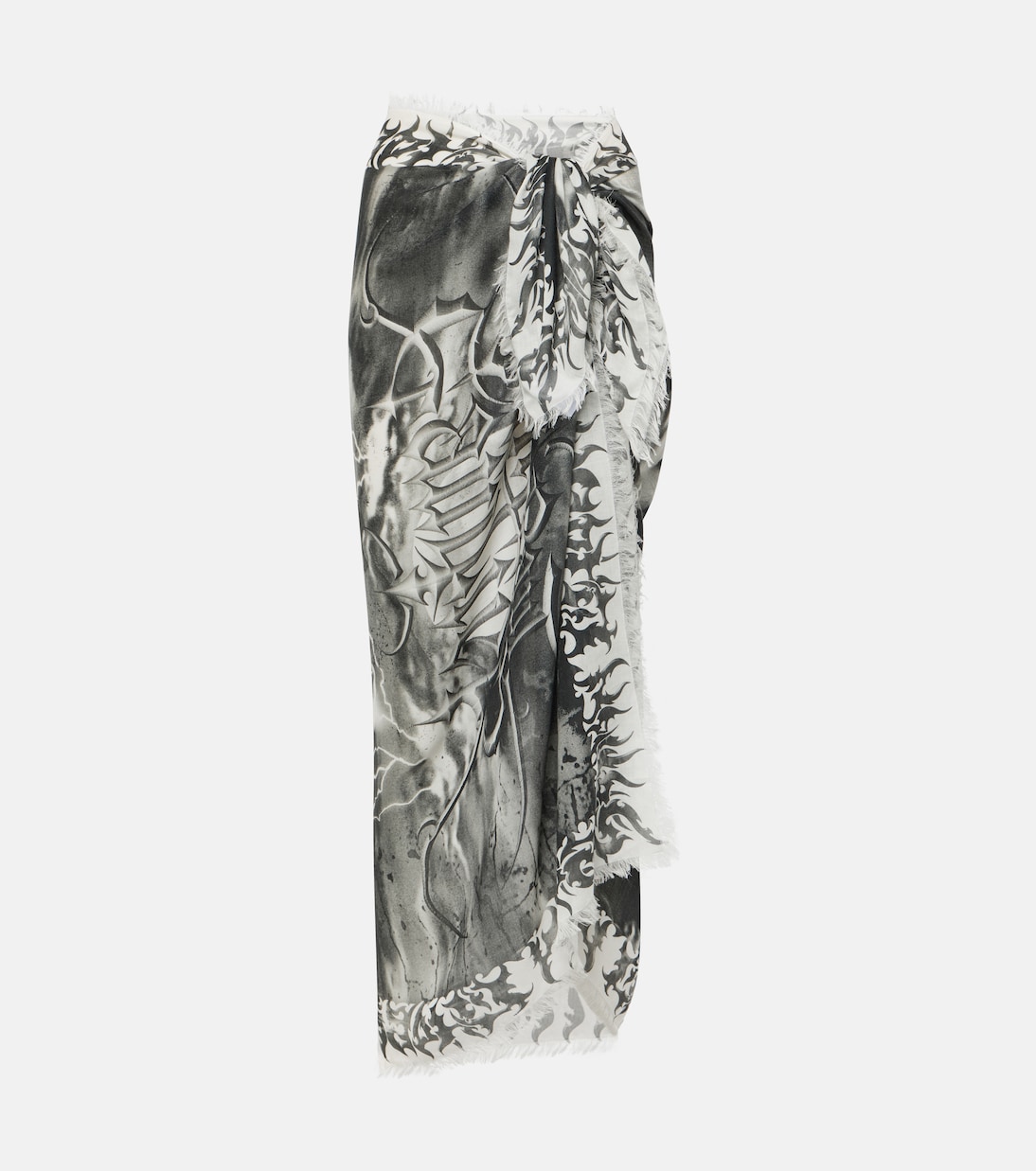 Printed beach cover-up | Jean Paul Gaultier