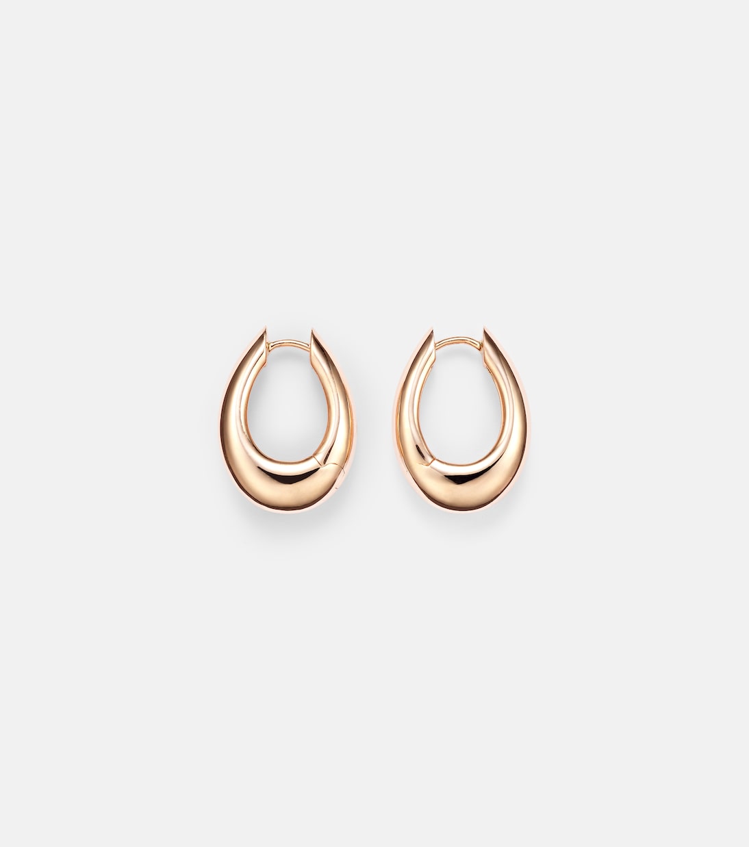 Orecchini in oro rosa 18kt con icona ANANYA Chakra per stile giovane e moderno