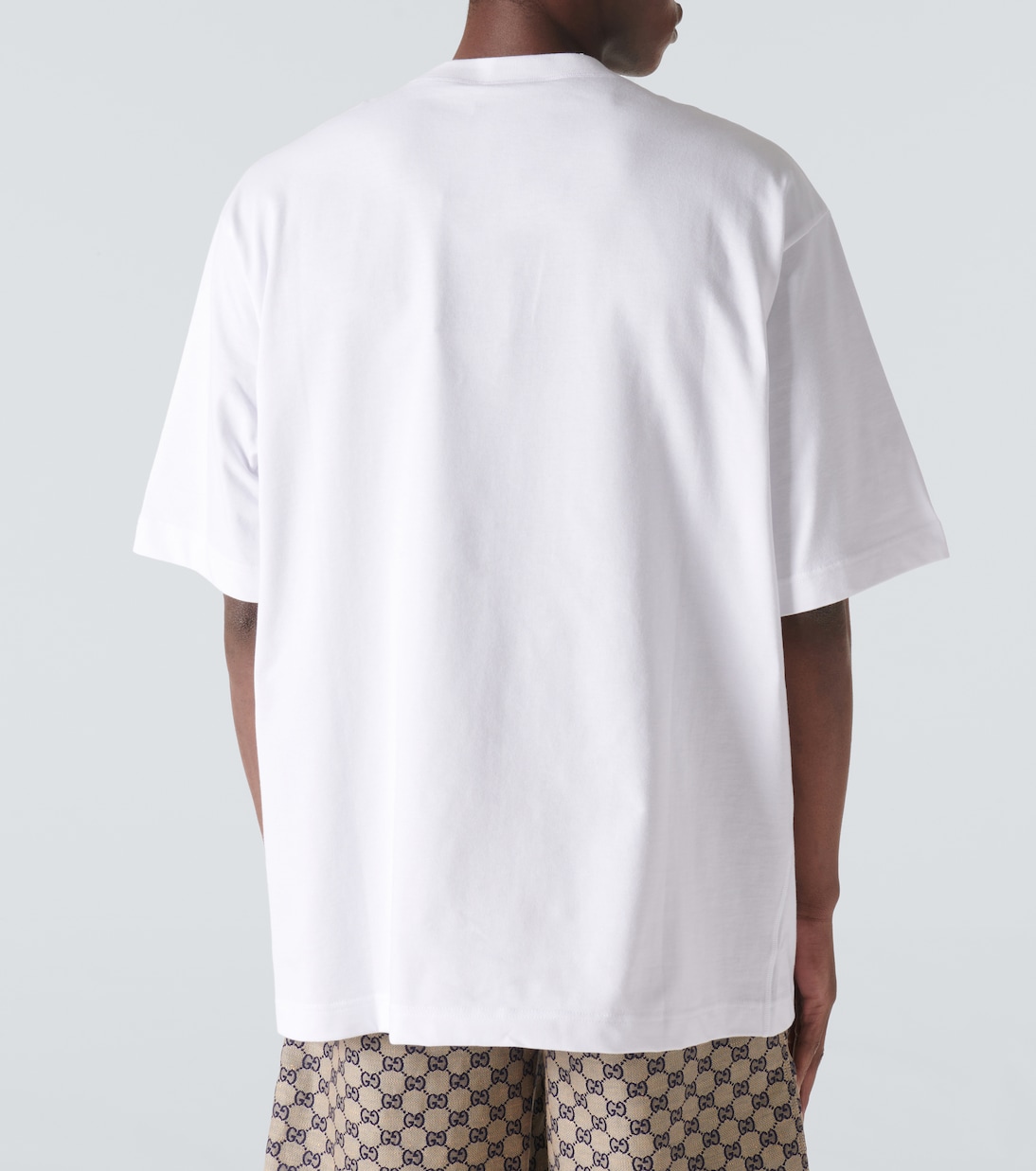 Camiseta de jersey de algodón con logo | Gucci