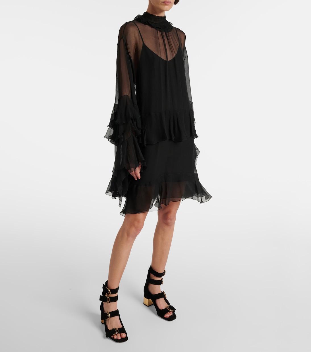 Minikleid aus Seidenchiffon | Chloé