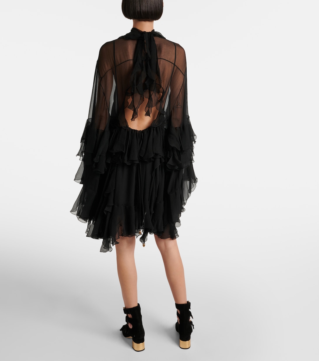 Minikleid aus Seidenchiffon | Chloé