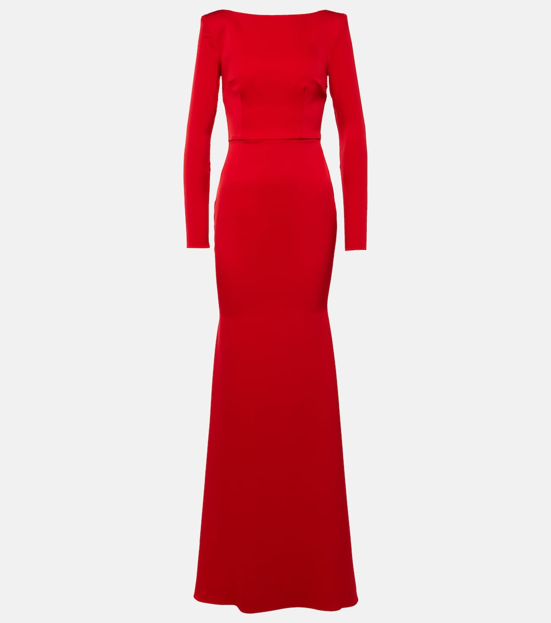 Gathered satin gown | Alex Perry