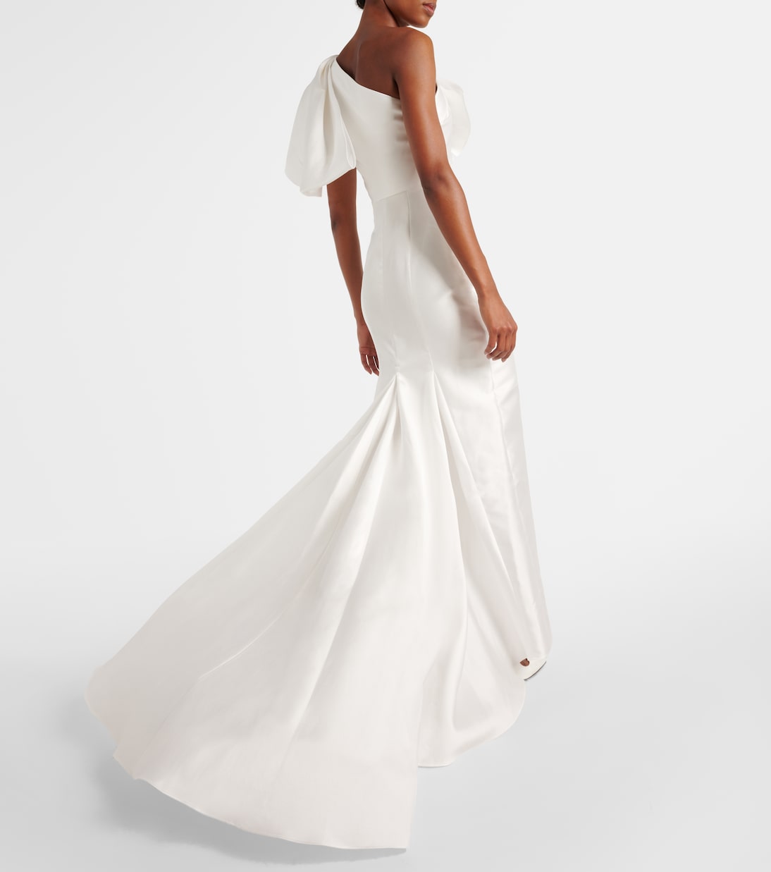 Robe longue Priya en satin | Solace London