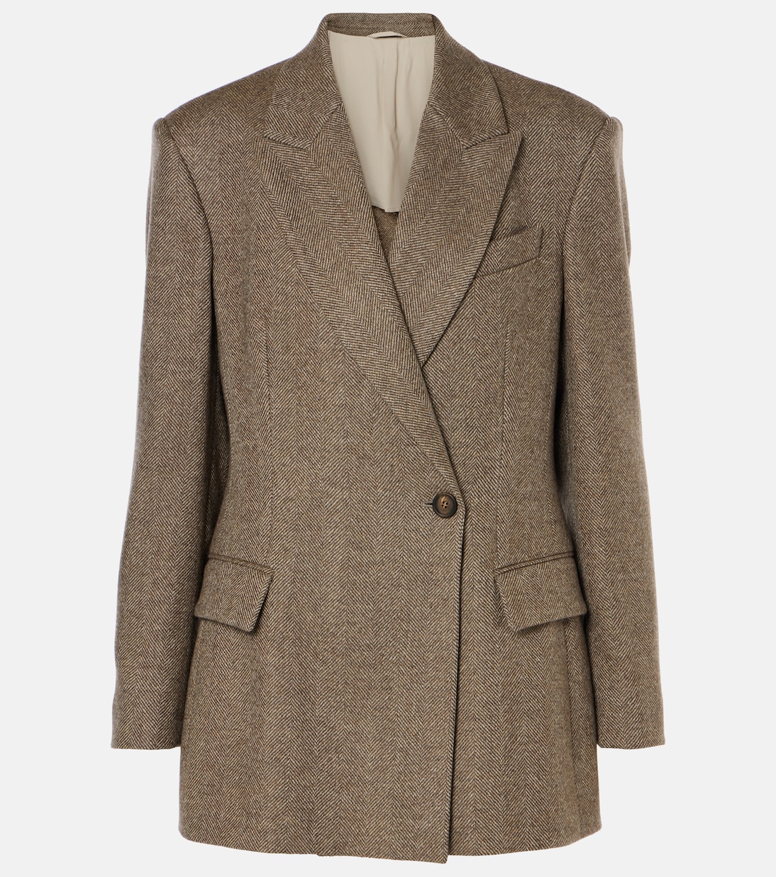 Blazer in misto lana | Brunello Cucinelli