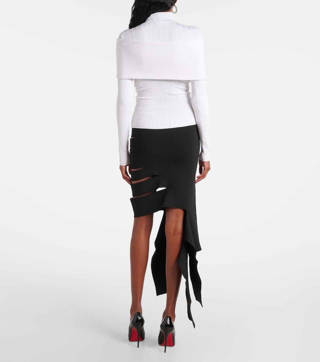 Top in maglia a coste | Mugler