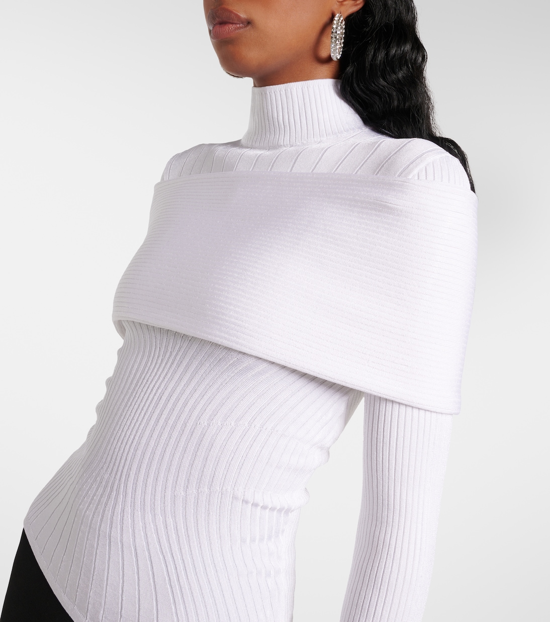 Top in maglia a coste | Mugler