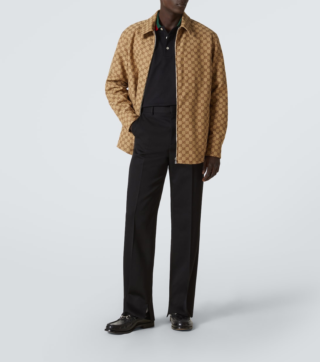 Hemdjacke GG aus Canvas | Gucci