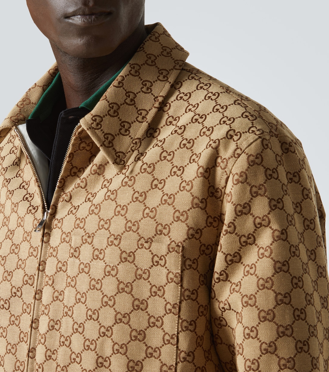 Hemdjacke GG aus Canvas | Gucci