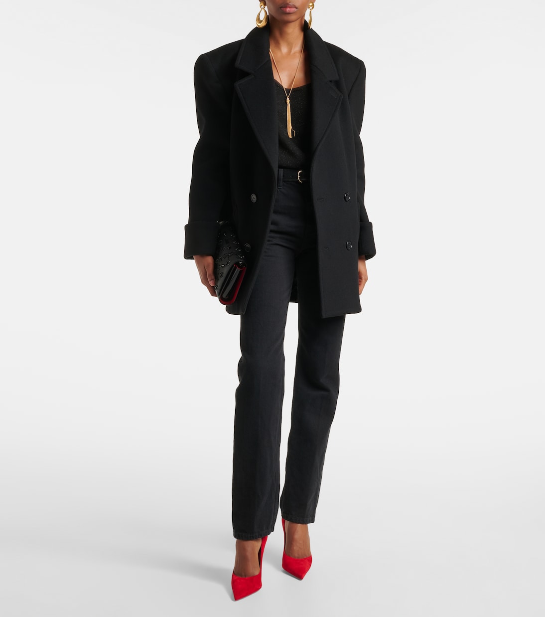 Scarpe con tacco alto CHRISTIAN LOUBOUTIN Kate Max 100 in suede per uno stile giovane e alla moda