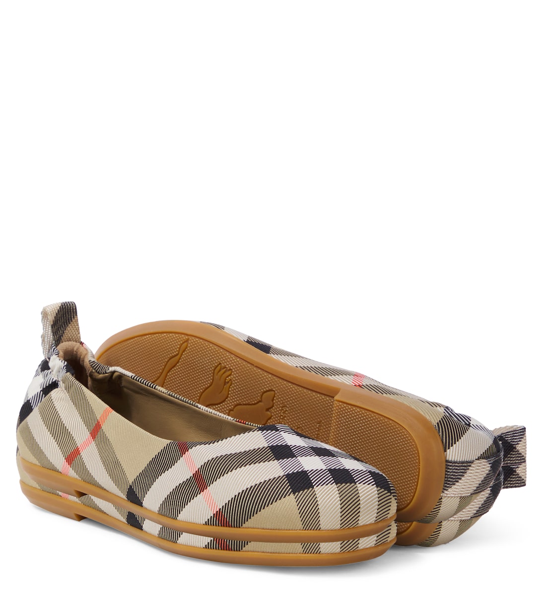 Burberry Check ballet flats | Burberry Kids