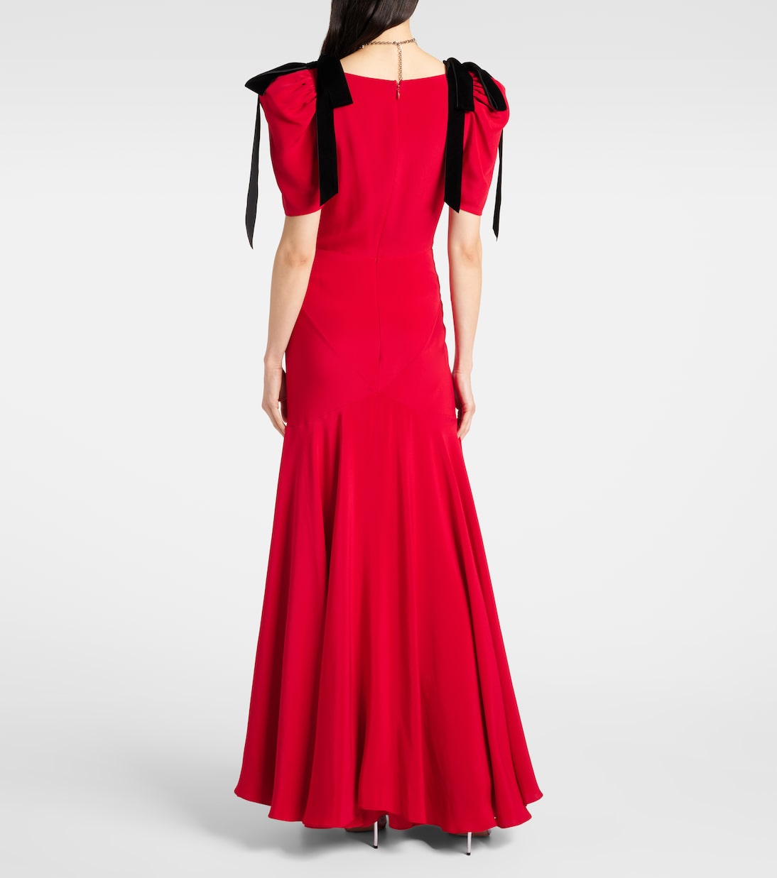 Robe aus Seiden-Crêpe | Rodarte