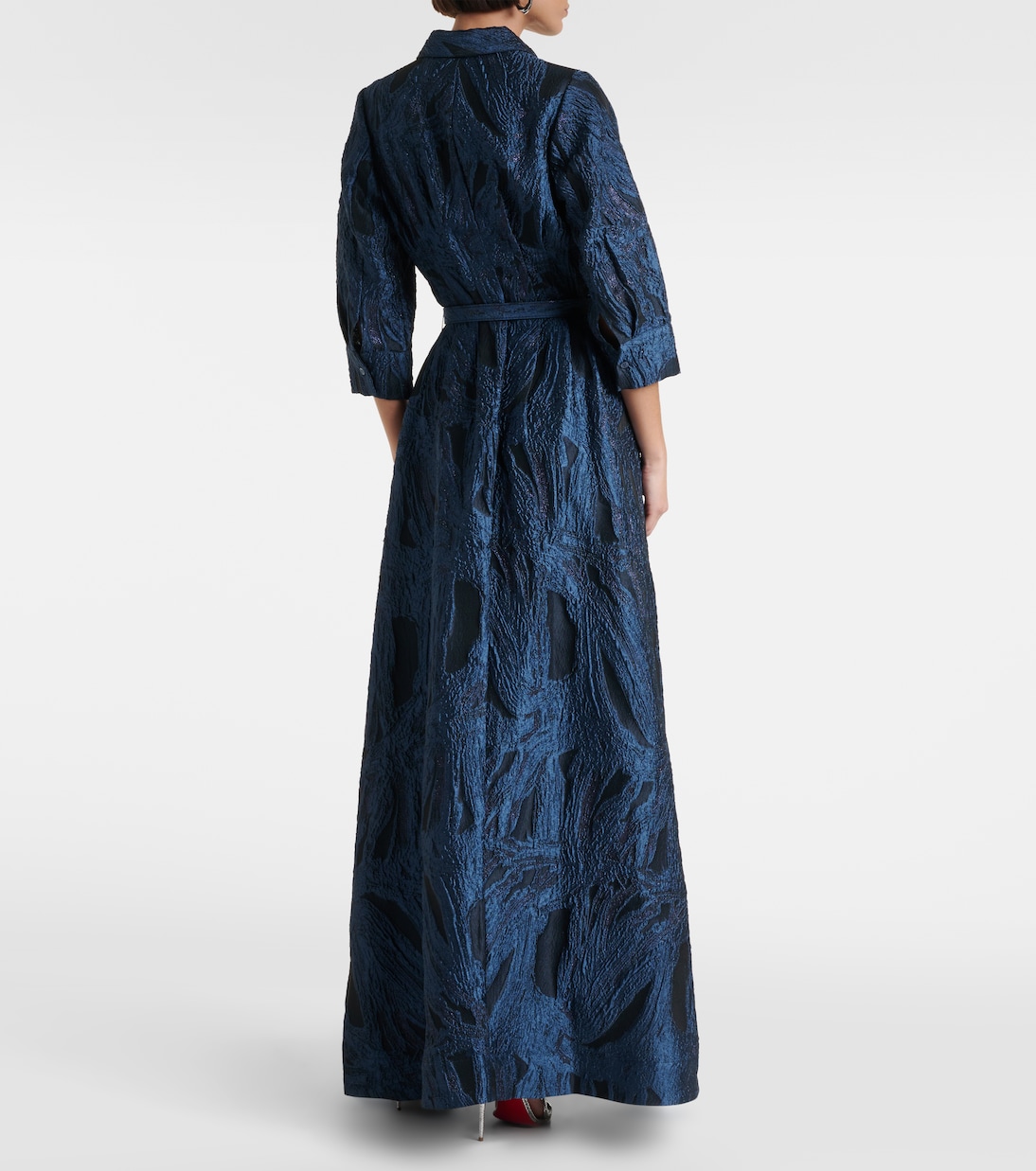 Robe longue Courtney en jacquard | Simkhai
