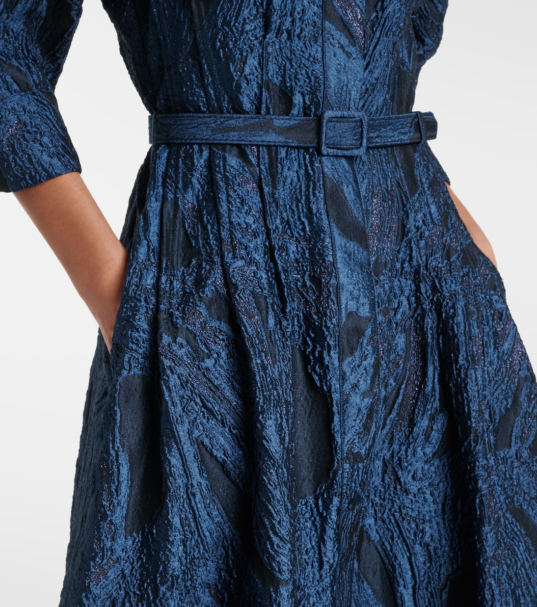 Robe longue Courtney en jacquard | Simkhai