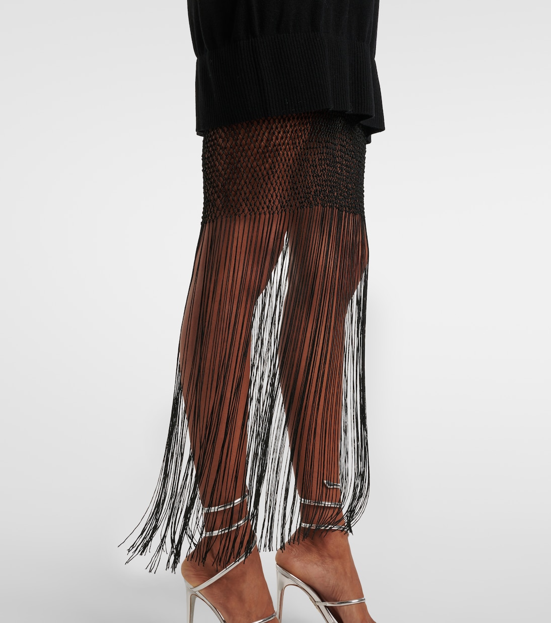 Maxi abito Macrame Monument | Christopher Esber