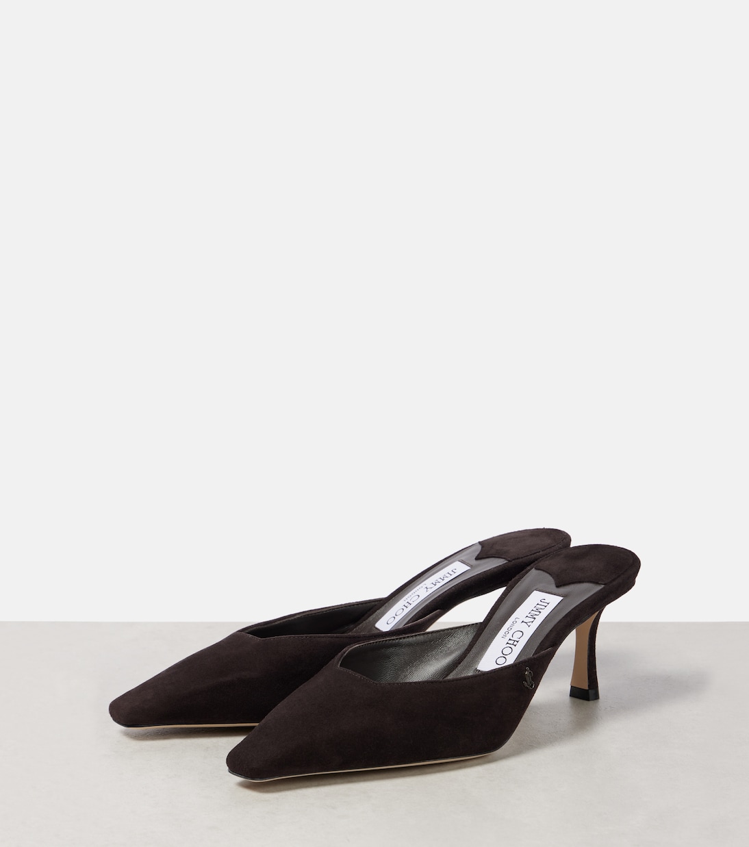 Mules Vivi 65 en daim | Jimmy Choo