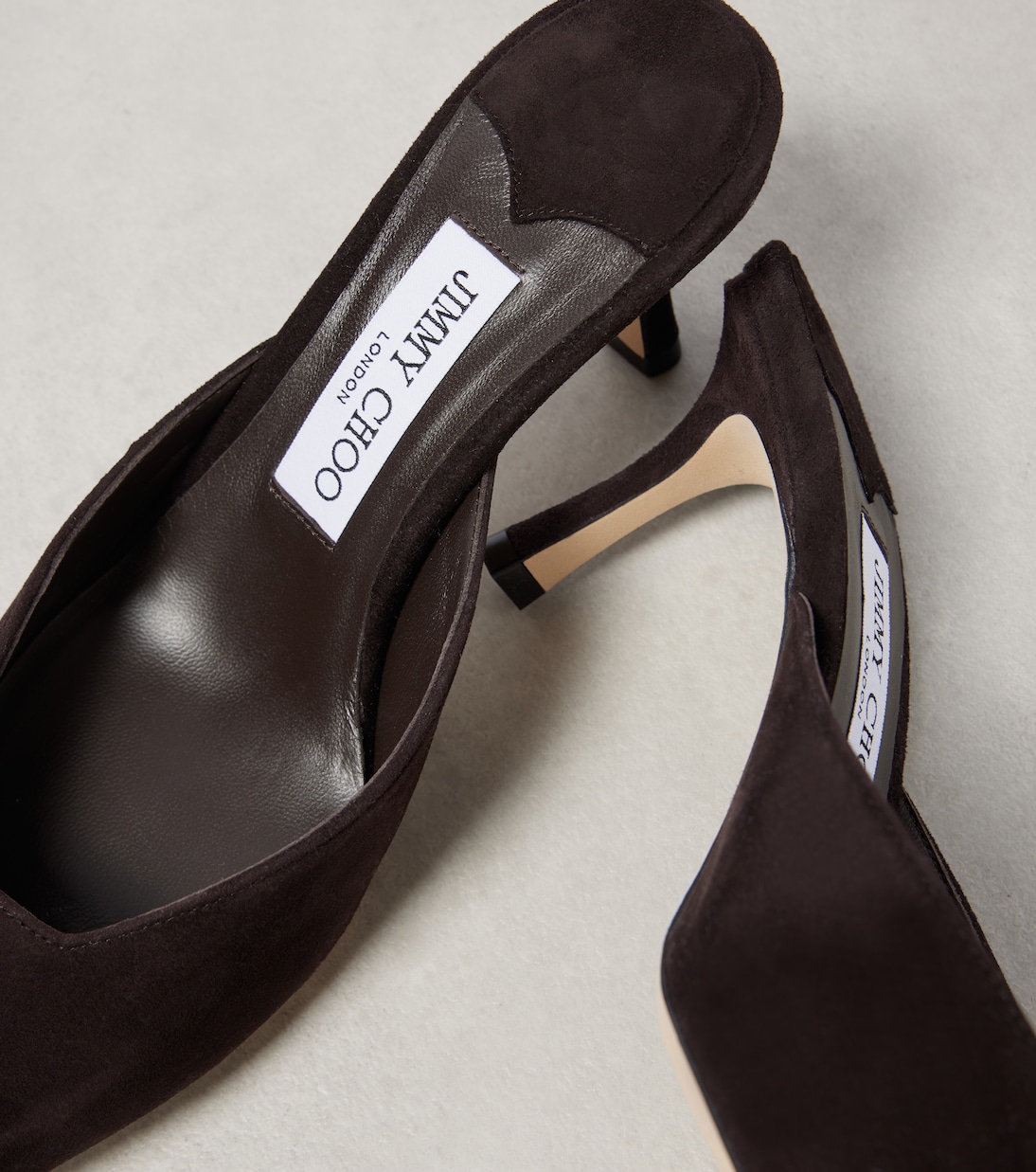 Mules Vivi 65 en daim | Jimmy Choo