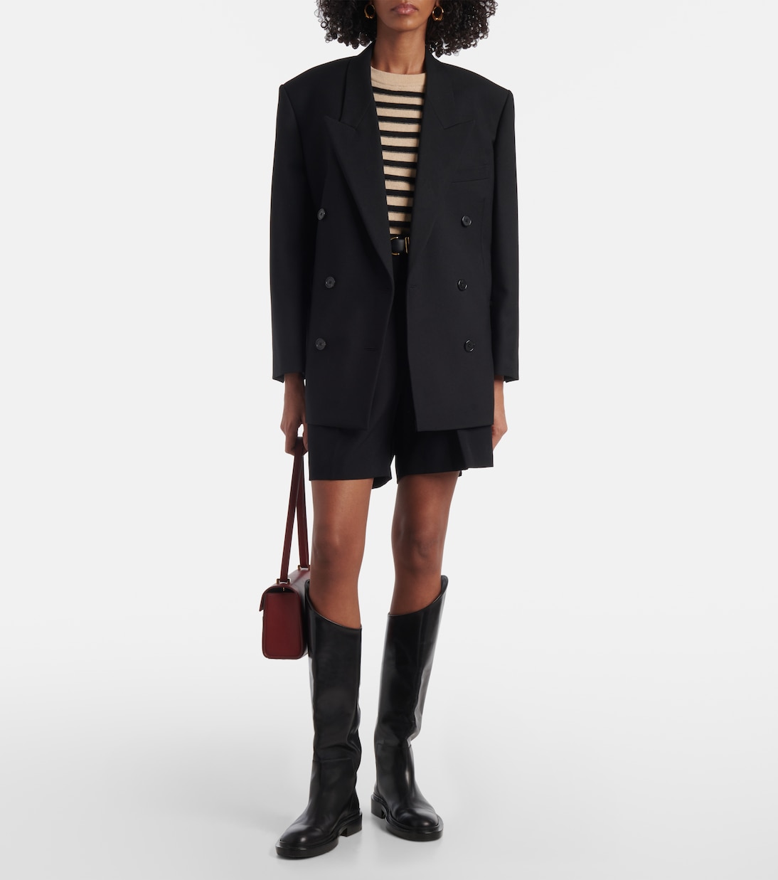 Striped wool and cashmere sweater | Jardin des Orangers
