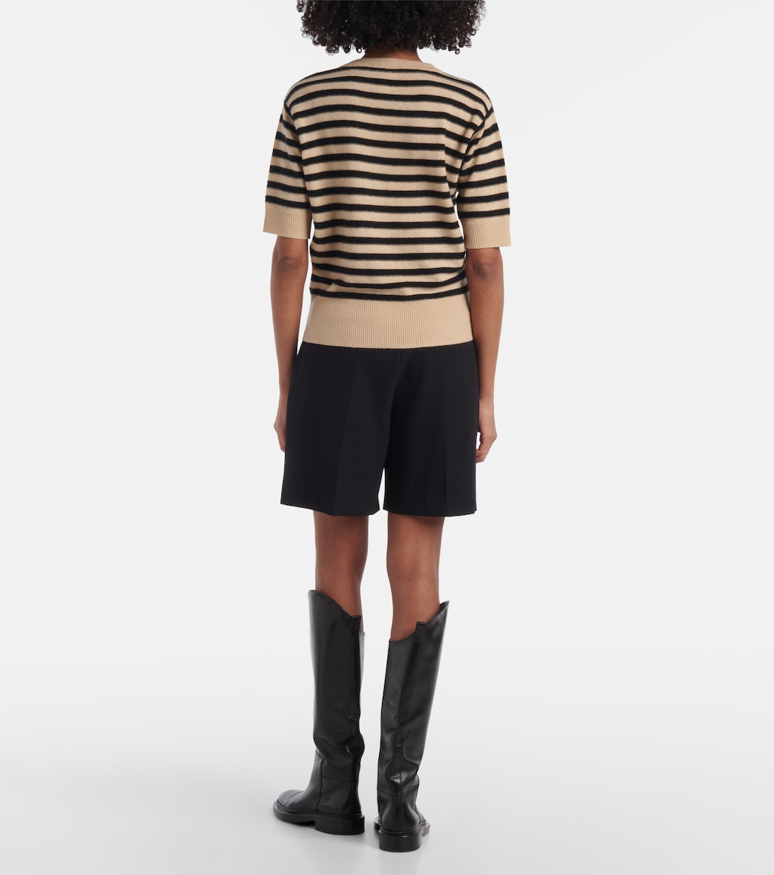 Striped wool and cashmere sweater | Jardin des Orangers