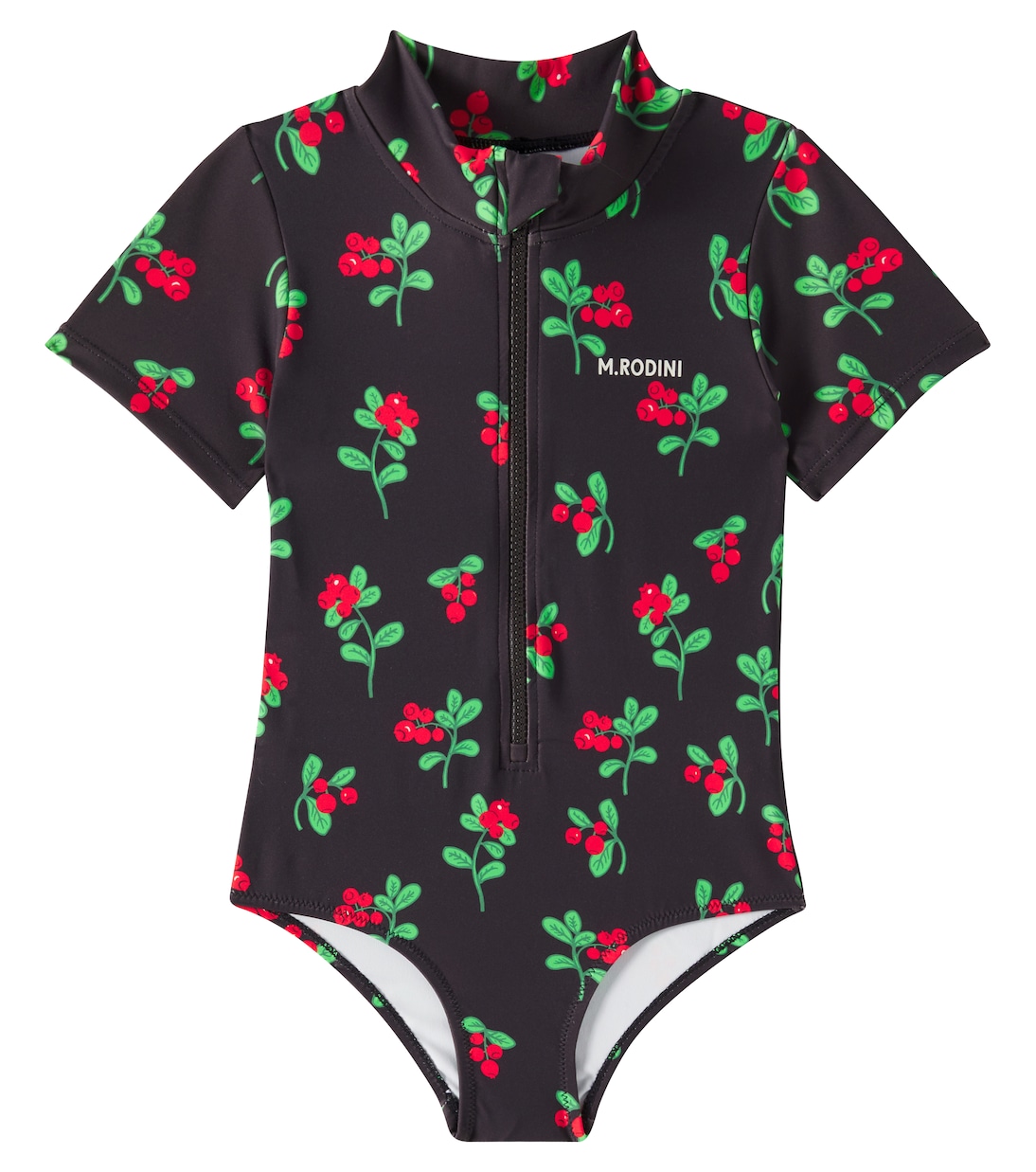 Printed zip-up swimsuit | Mini Rodini