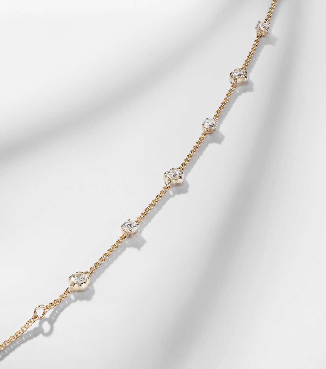 Berkeley 14kt gold bracelet with diamonds | Stone and Strand