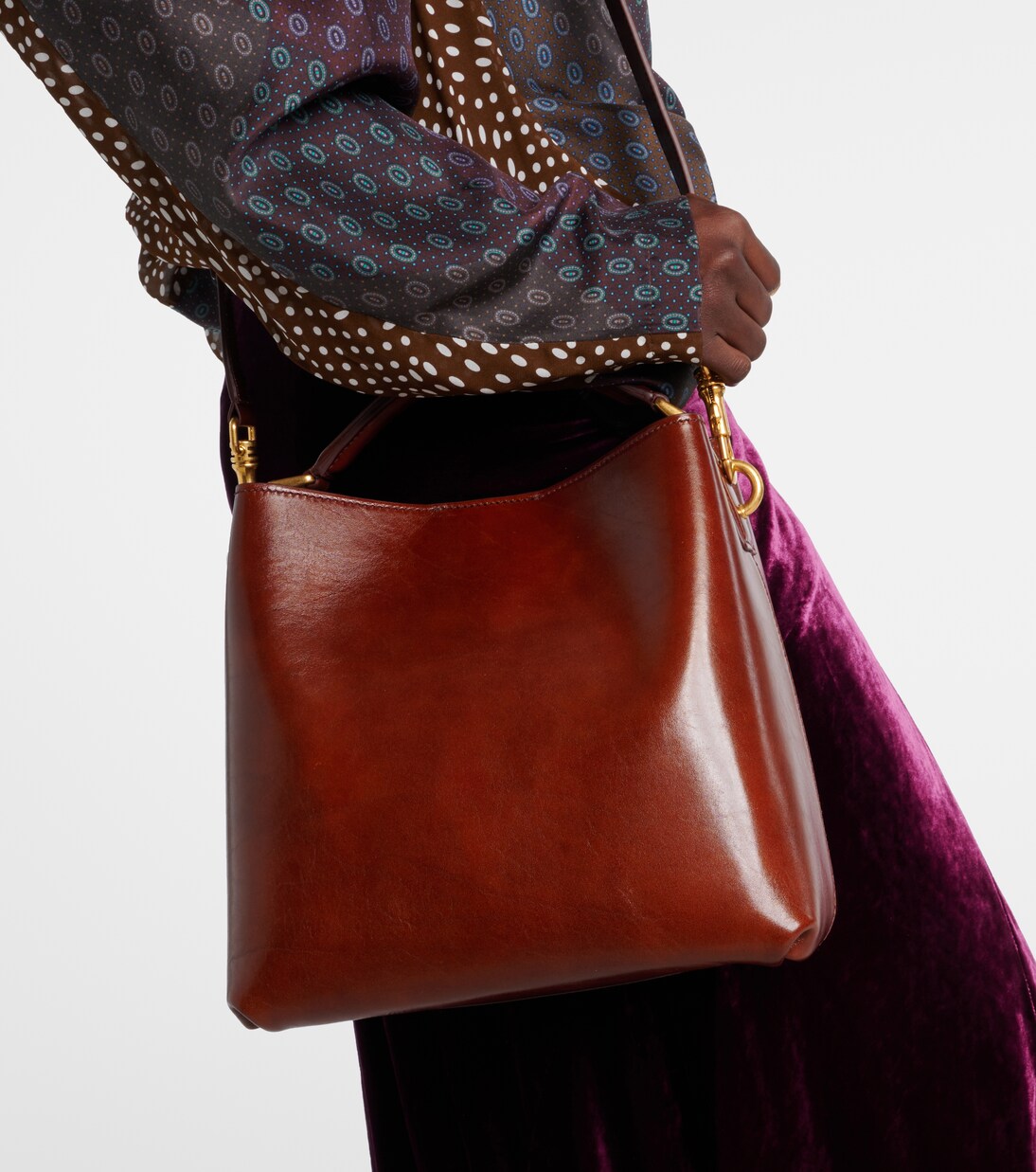 Tote Bag Grip Small aus Leder | Dries Van Noten