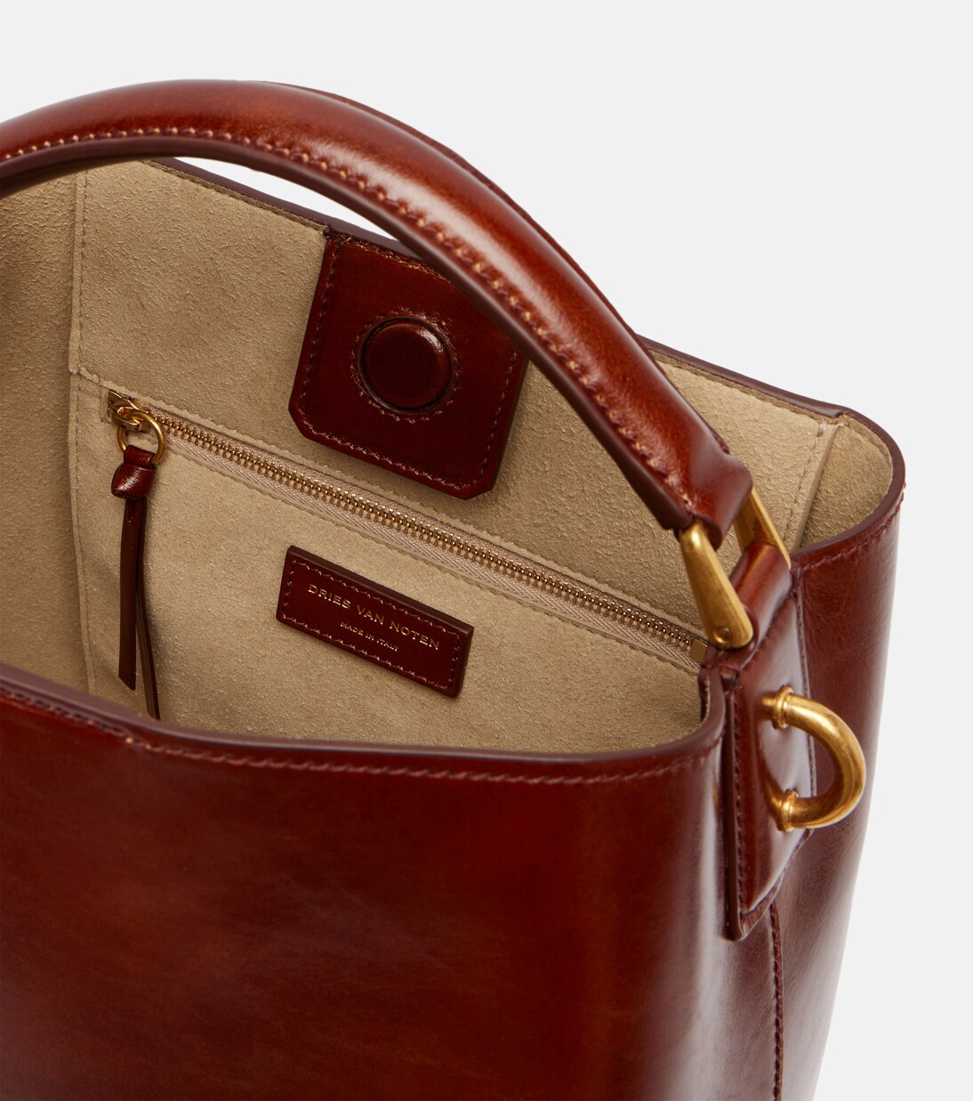 Tote Bag Grip Small aus Leder | Dries Van Noten