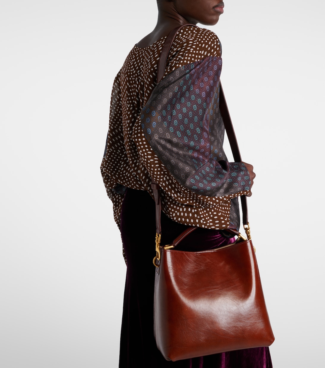 Tote Bag Grip Small aus Leder | Dries Van Noten