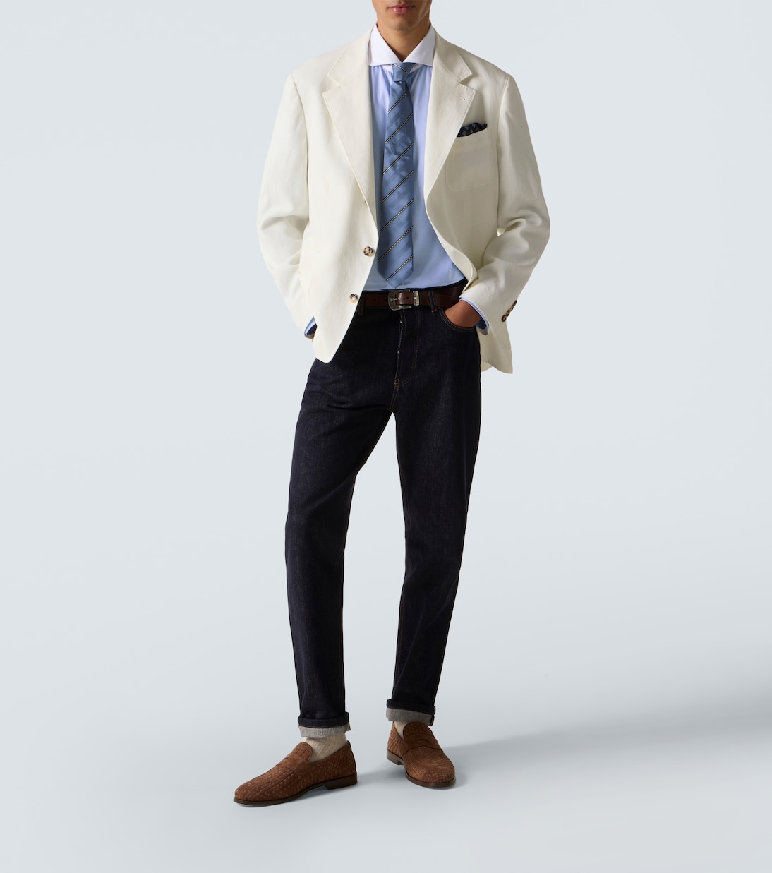 Camicia in popeline di cotone | Brunello Cucinelli