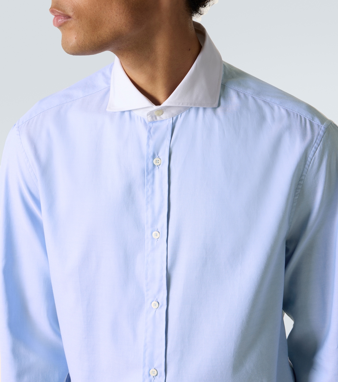 Camicia in popeline di cotone | Brunello Cucinelli