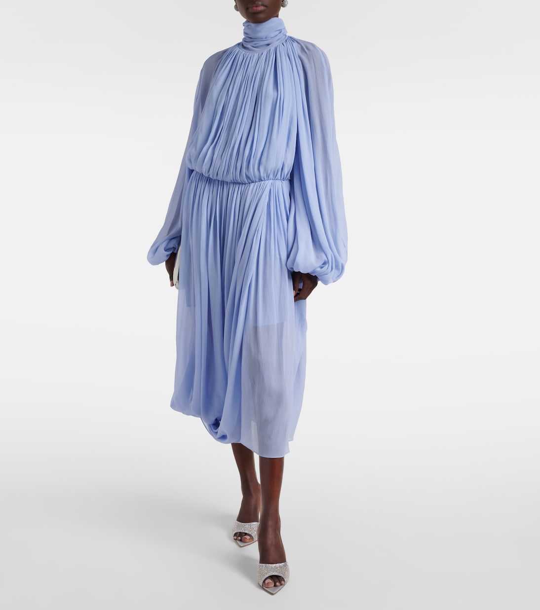 Mules Rania 85 con cristalli | Gianvito Rossi