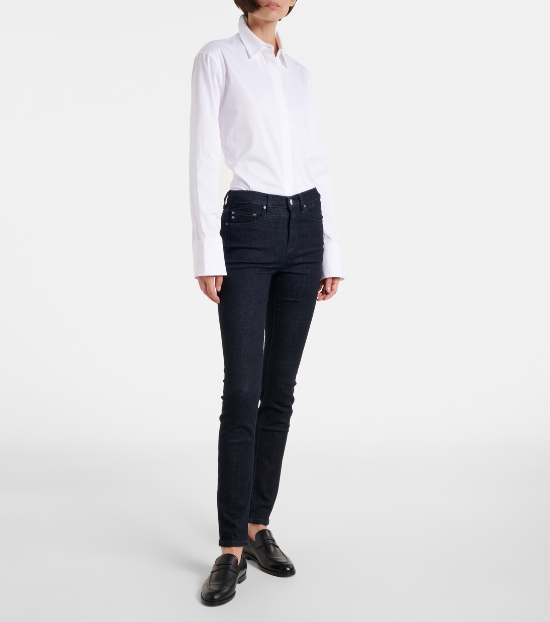 Geneva mid-rise skinny jeans | AG Jeans