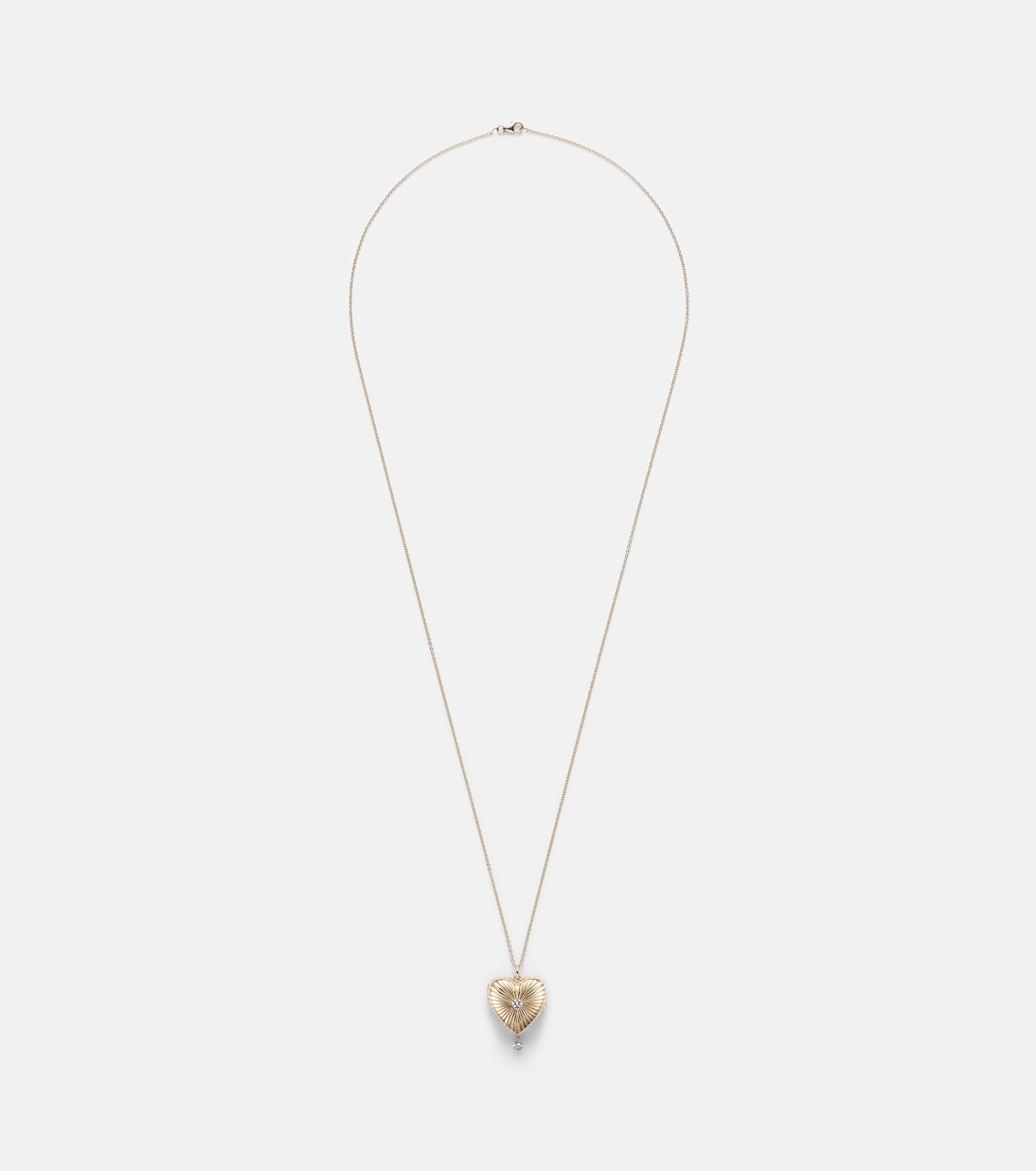 9kt gold necklace with diamond | Persée