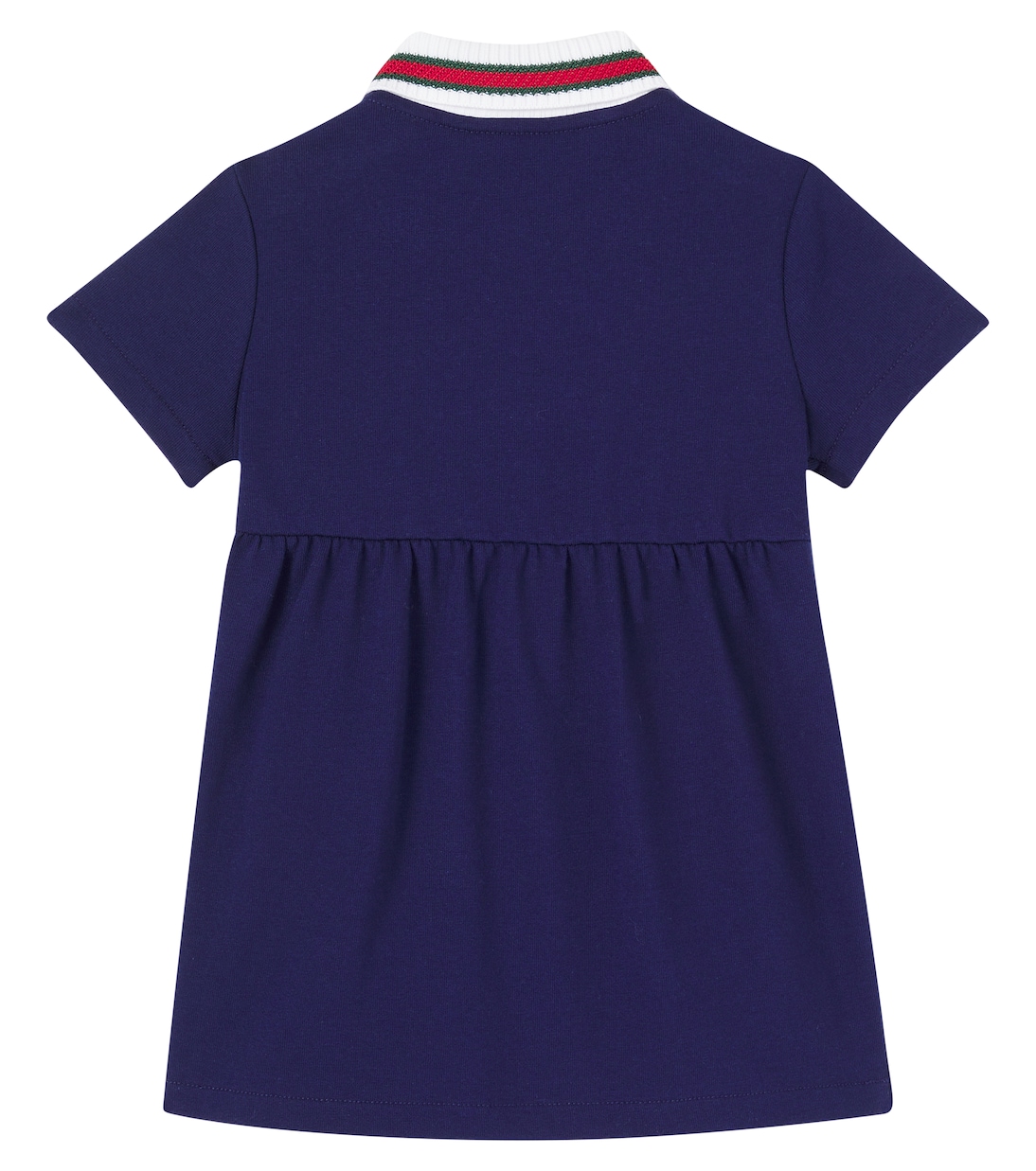 Baby Web Stripe cotton polo dress | Gucci Kids