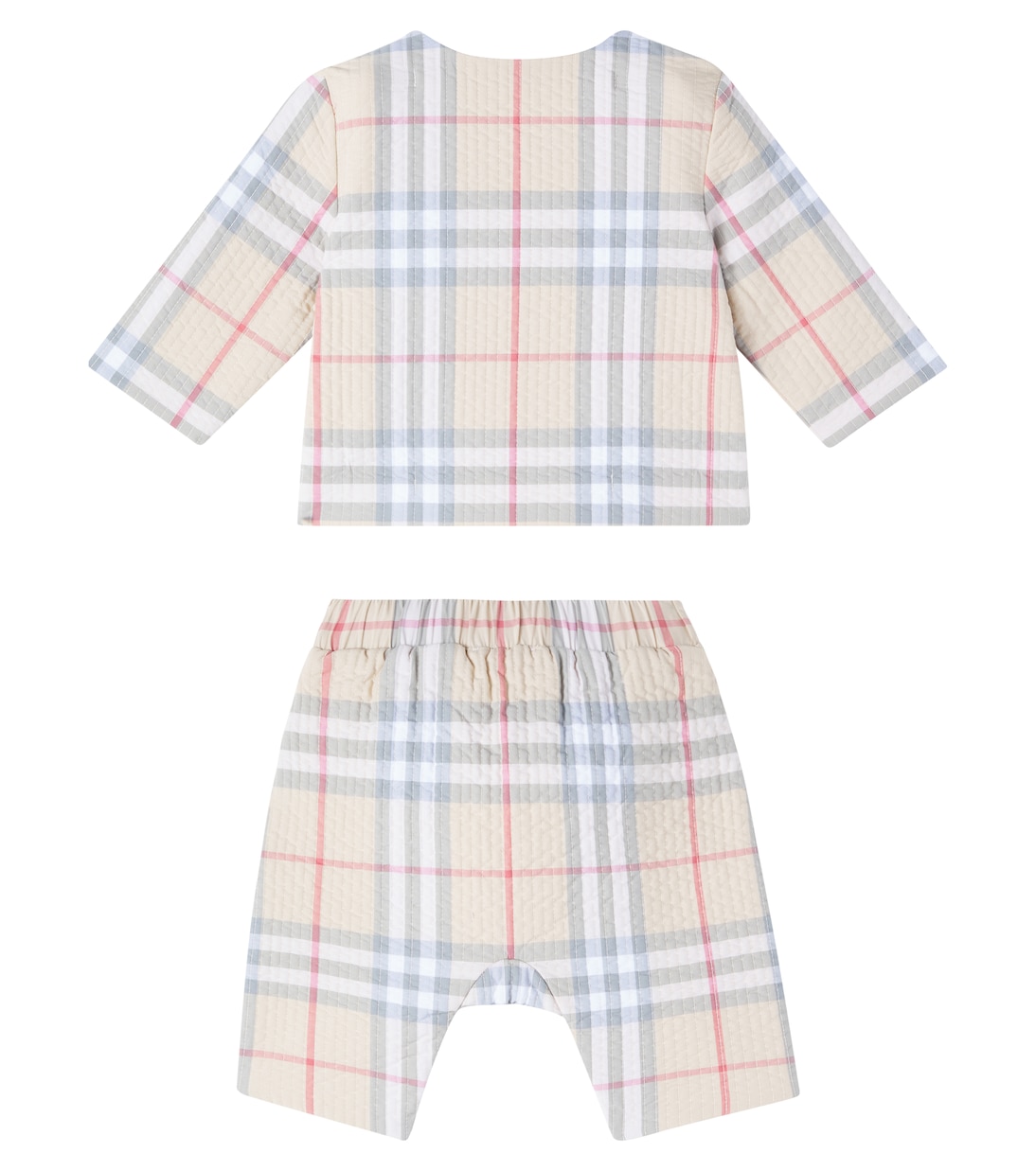 Bébé – Ensemble pull et pantalon Burberry Check en coton | Burberry Kids