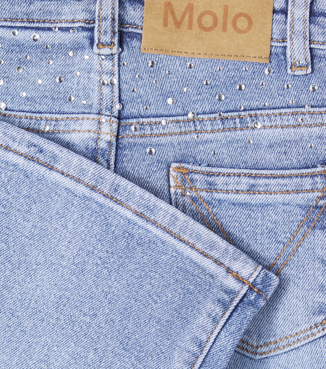 Asta embellished wide-leg jeans | Molo