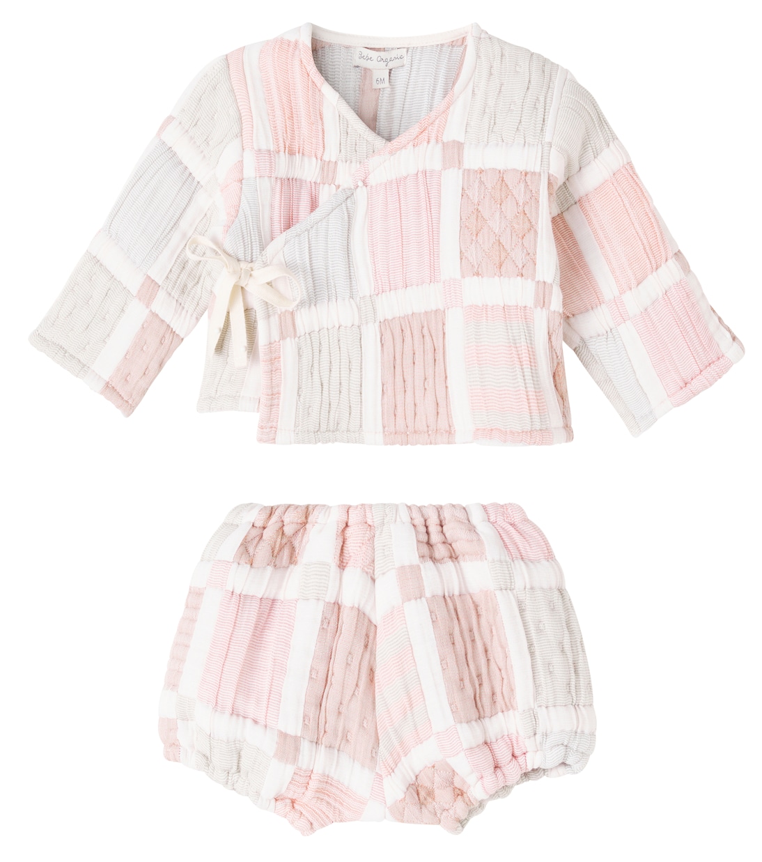 Baby Mai cotton-blend top and bloomers set | Bebe Organic