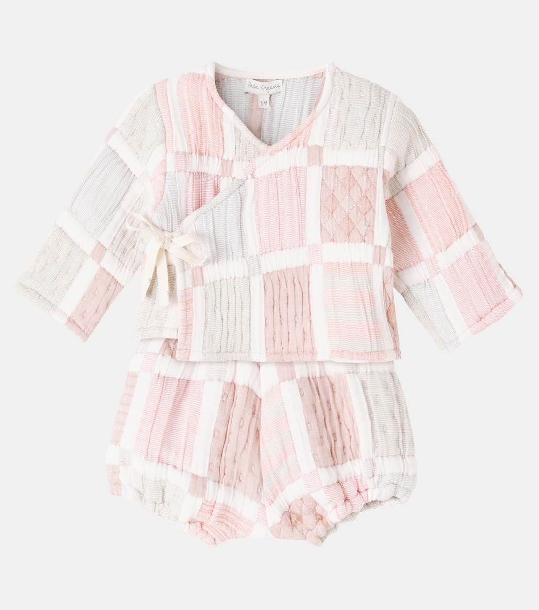 Baby Mai cotton-blend top and bloomers set | Bebe Organic