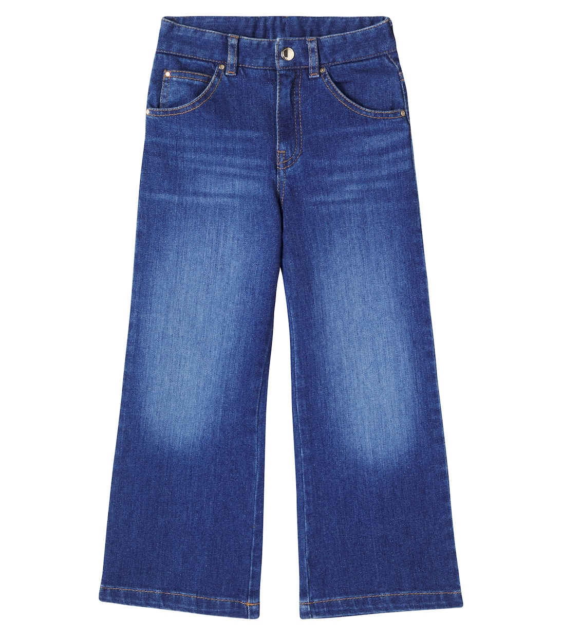 Mid-rise wide-leg jeans | Chloé Kids